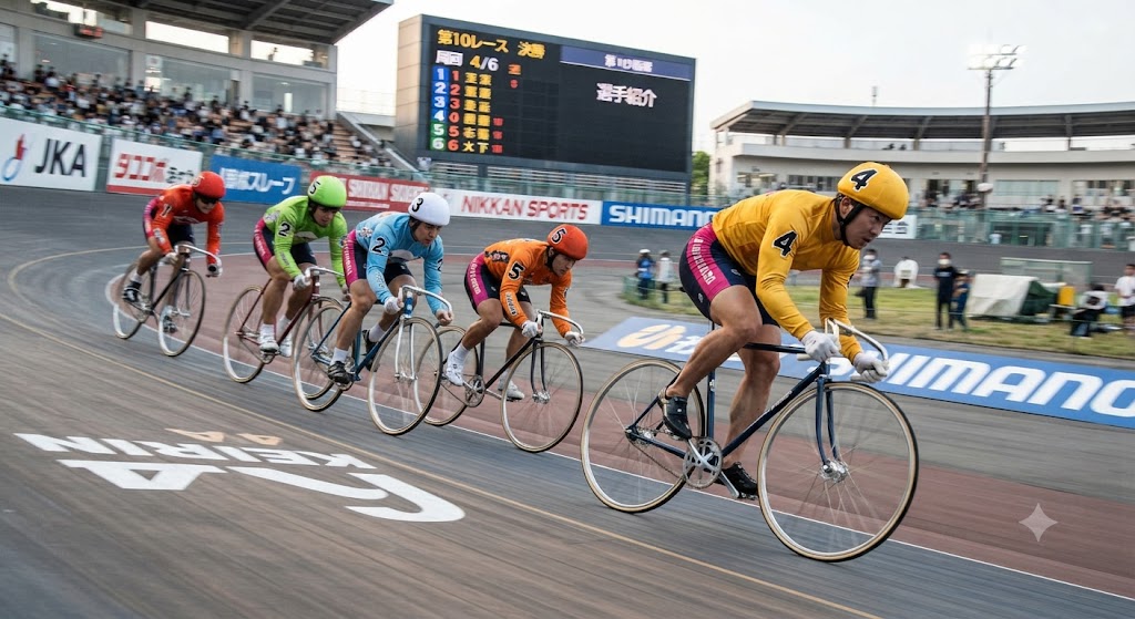 競技用自転車「レーサー」競輪、競輪バンク