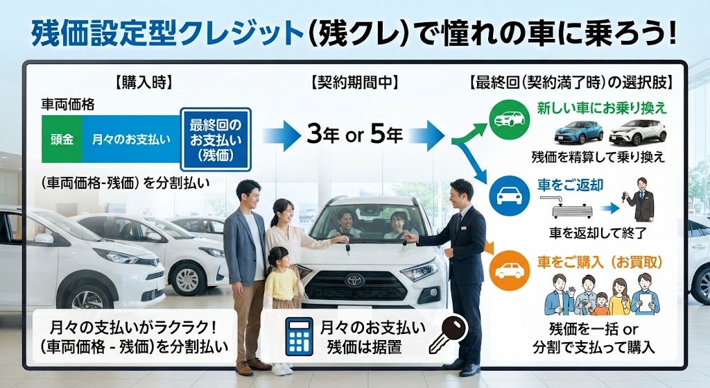 残クレのからくりとは？プロが明かす「月々安く乗る」の裏に隠された致命的な損失
